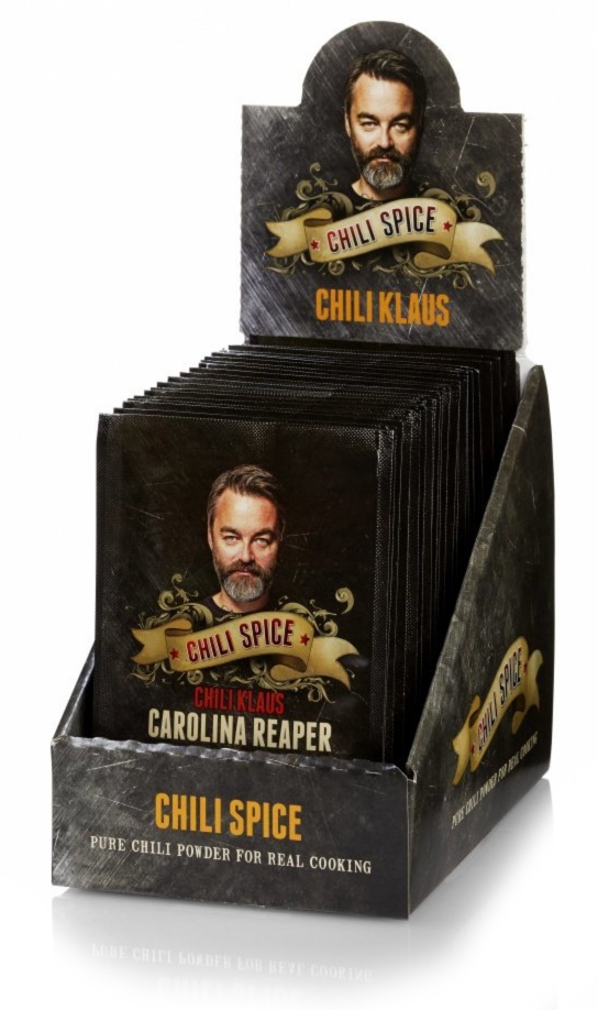 Carolina Reaper Chilipulver (vindstyrka 15) Chili Klaus Presenteriet.se